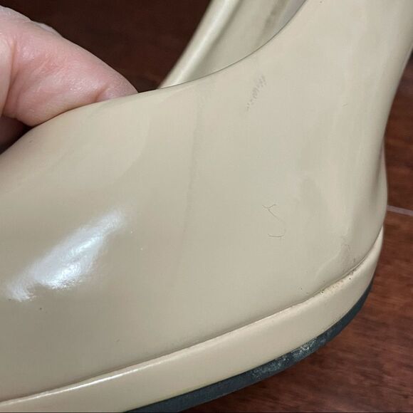 Shishang Jinzi Closed Toe Pump Shoe Beige Size 40 euro US 8.5 - Picture 9 of 13